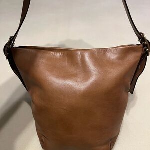 2002 Vintage Coach Duffle Sac Bucket Bag 9118